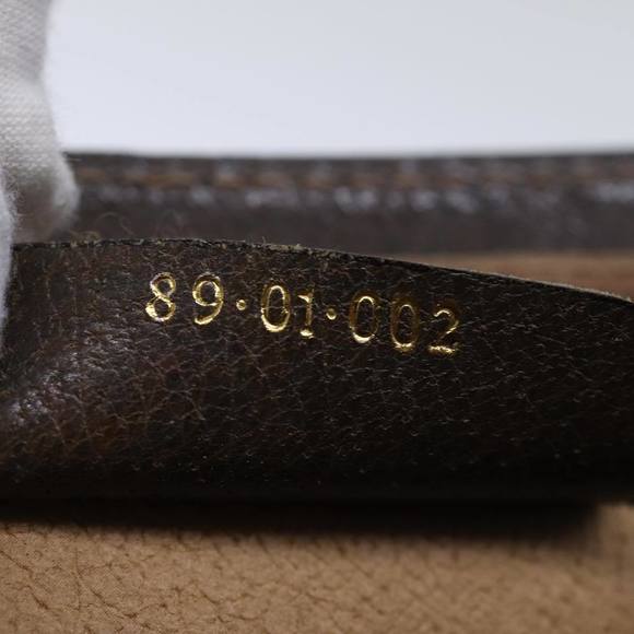 GUCCI GG Supreme Web Sherry Line Clutch Bag PVC Beige Red 89 01 002 Auth yk12307 - Picture 12 of 16